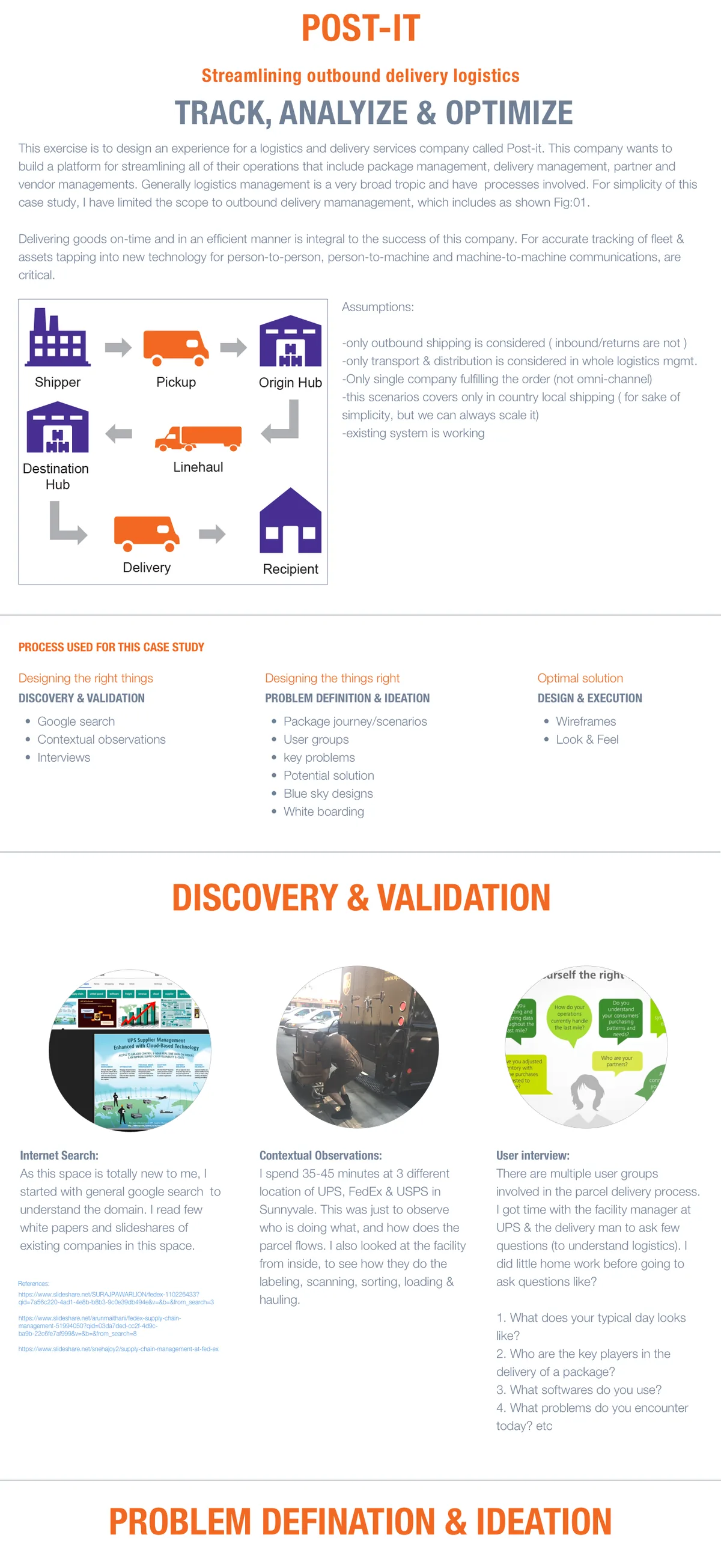 Post-It case study: overview and discovery