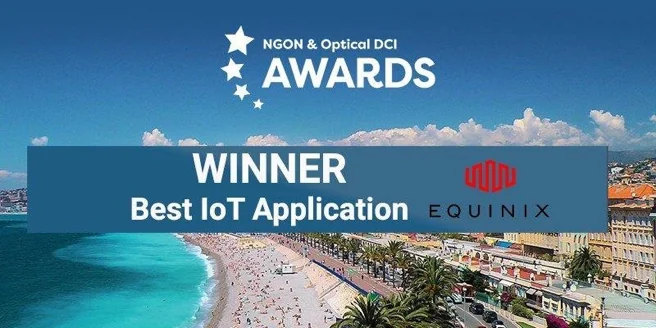 Best IoT Application award banner